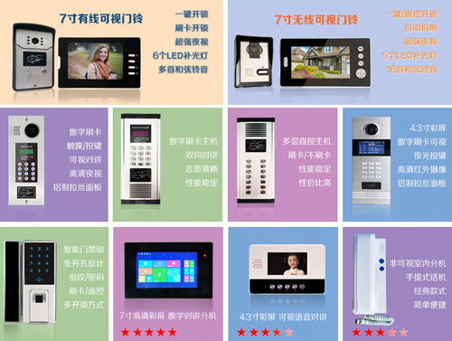 石家莊安居樂(lè )樓宇對講產(chǎn)品