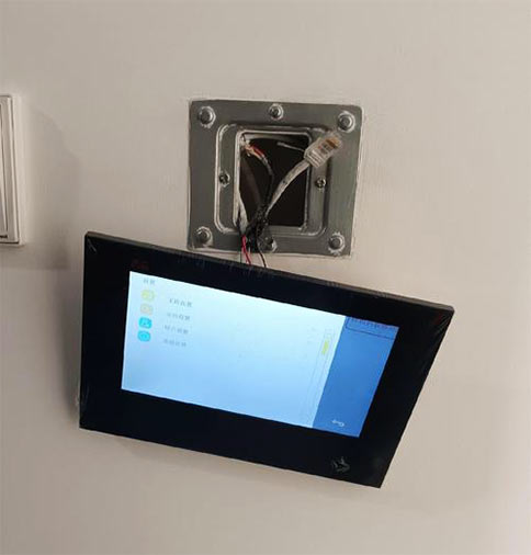 樓宇對講室內機接線(xiàn)